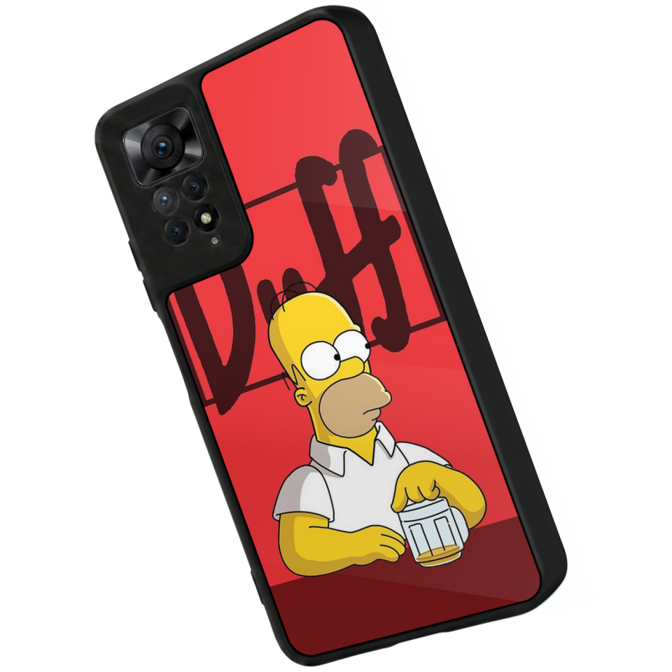 Xiaomi Redmi Note 12 Pro Uyumlu The Simpsons Tasarımlı Glossy Premium Kılıf