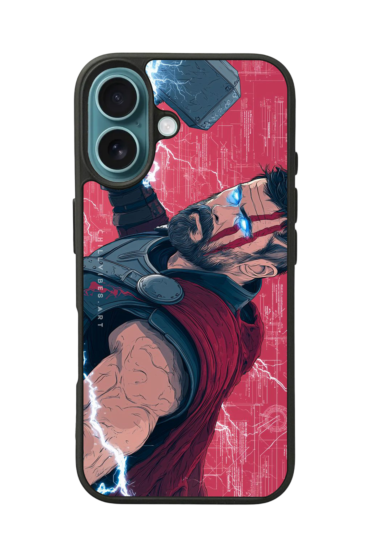 iPhone 16 Plus Uyumlu Thor Tasarımlı Glossy Premium Kılıf