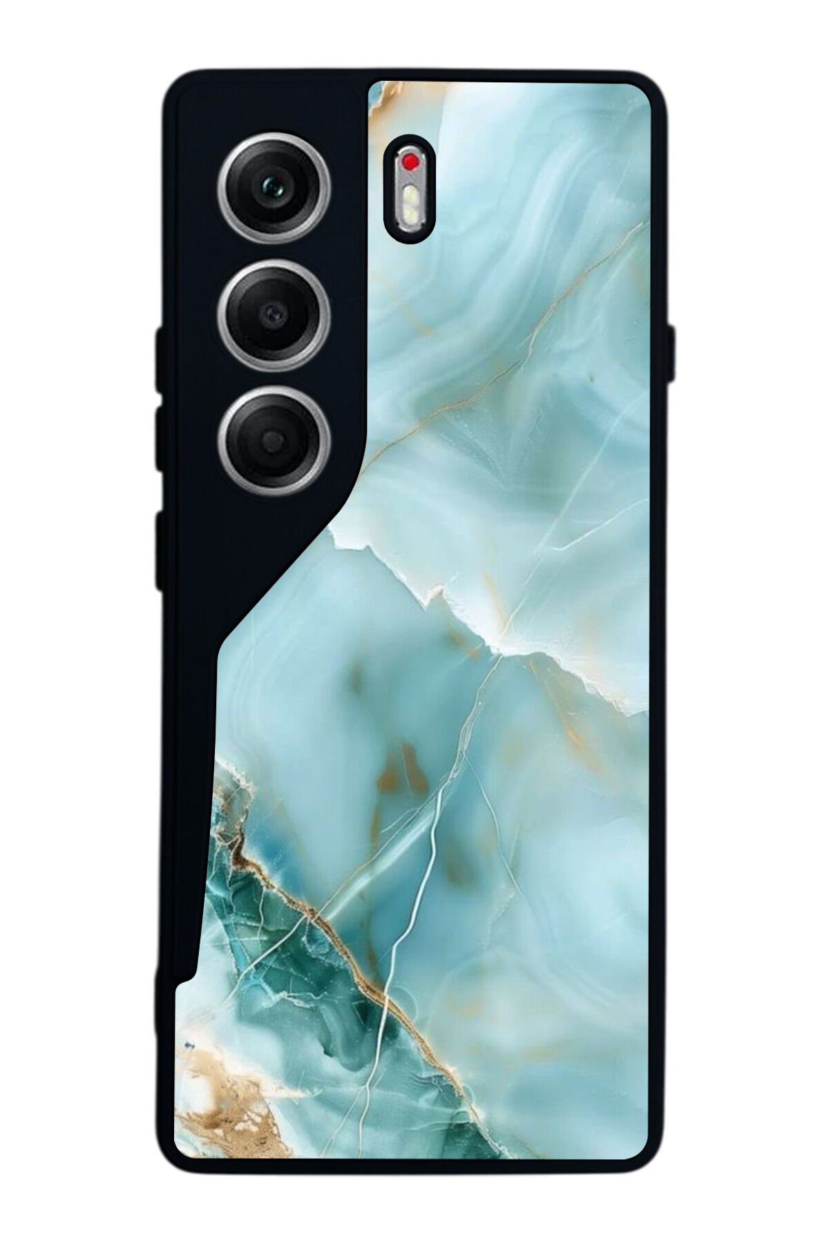 Tecno Camon 40 Uyumlu Mermer Marble Tasarımlı Glossy Premium Kılıf