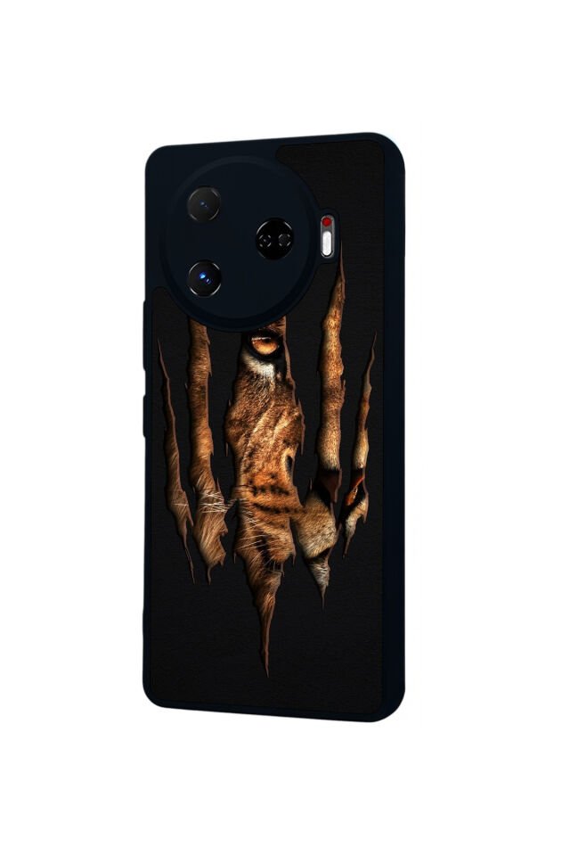 Tecno Camon 30 Pro Uyumlu Aslan Tasarımlı Glossy Premium Kılıf