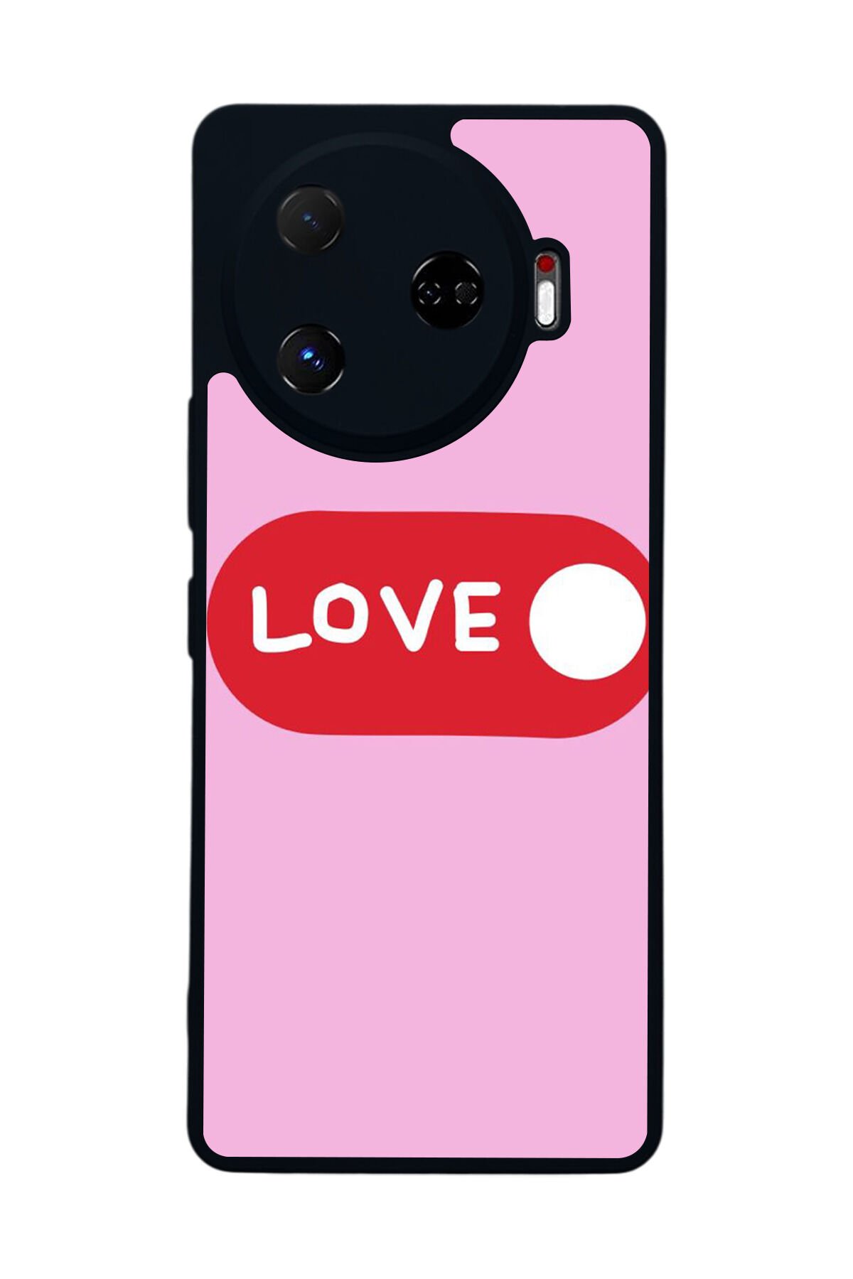 Tecno Camon 30 Pro Uyumlu Kalp Love Tasarımlı Glossy Premium Kılıf