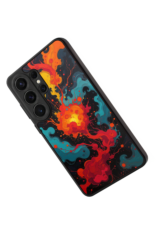 Samsung Galaxy S26 Ultra Uyumlu Abstract Tasarımlı Glossy Premium Kılıf