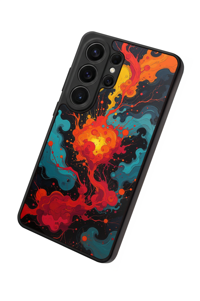 Samsung Galaxy S26 Ultra Uyumlu Abstract Tasarımlı Glossy Premium Kılıf