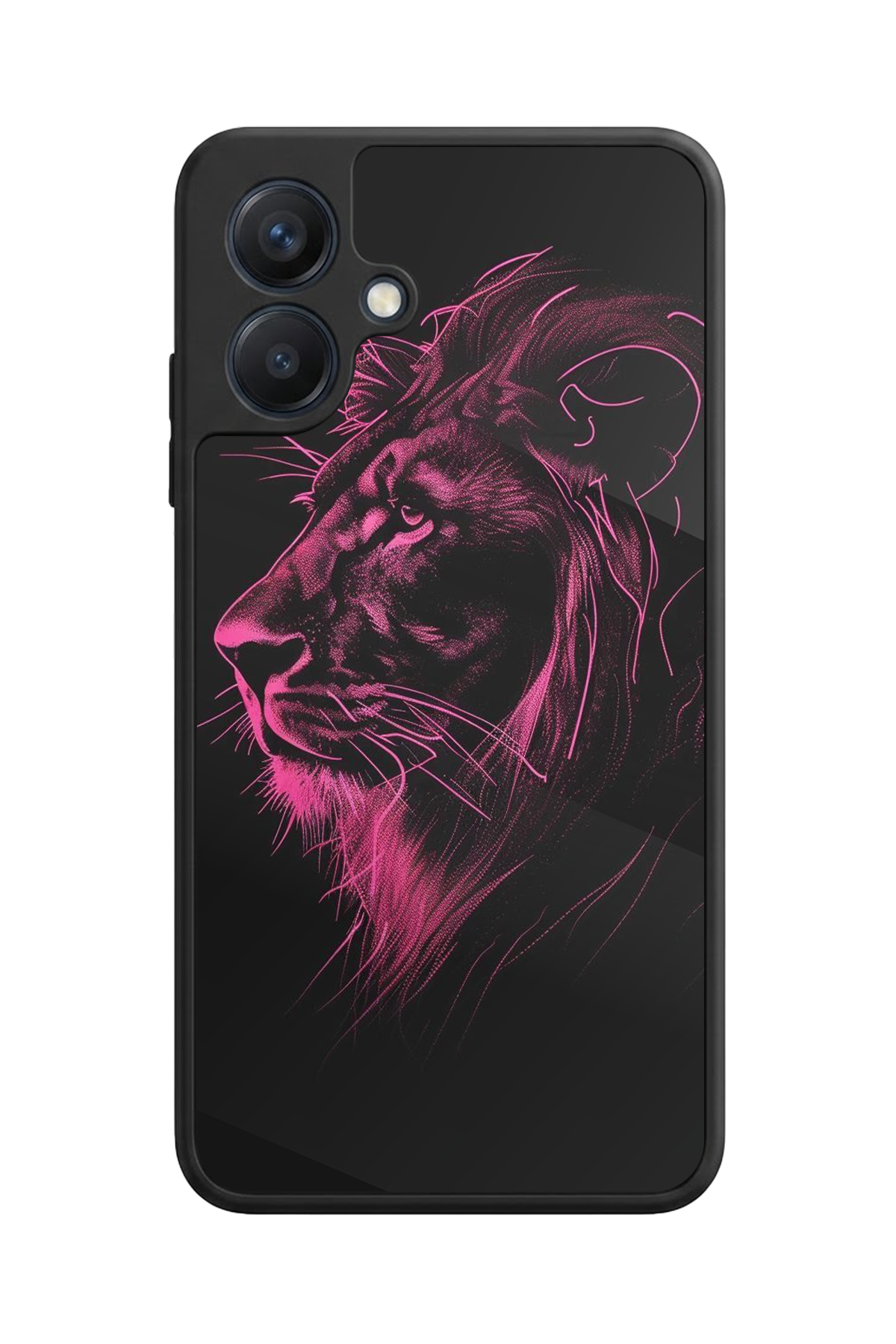 Samsung Galaxy A07 Uyumlu Aslan Tasarımlı Glossy Premium Kılıf