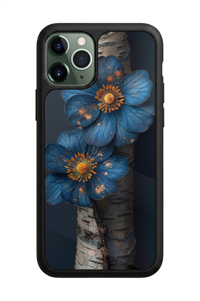 iPhone 11 Pro Max Uyumlu Cicek Tasarımlı Glossy Premium Kılıf