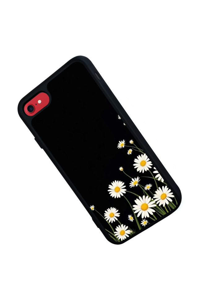 iPhone 8 Uyumlu Floral Tasarımlı Glossy Premium Kılıf