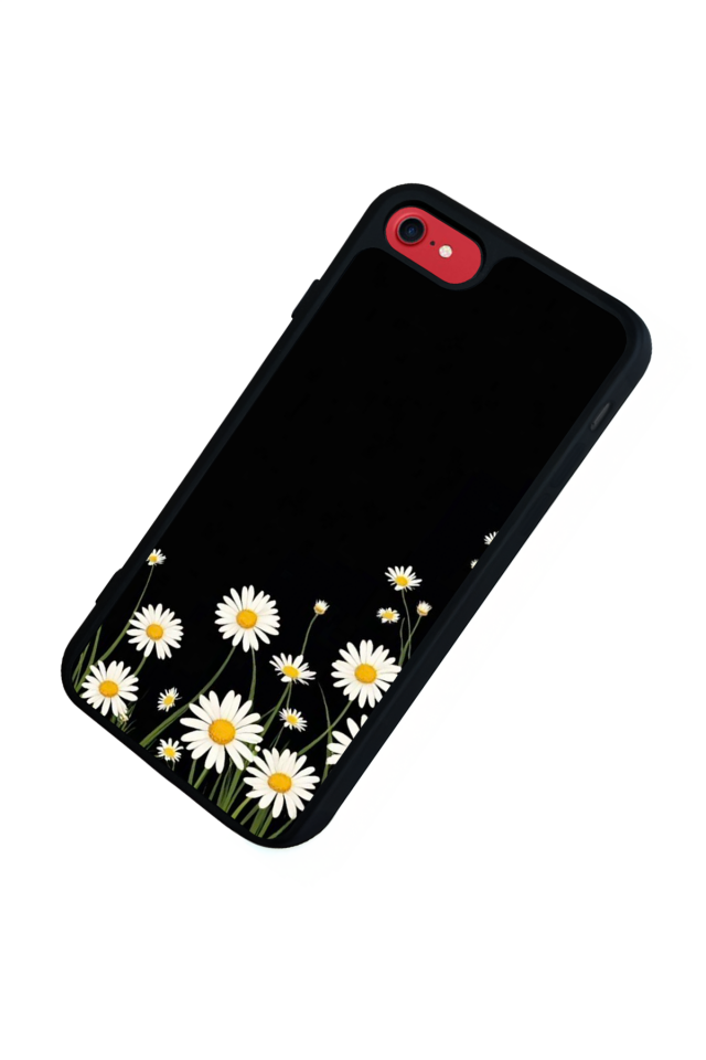 iPhone 8 Uyumlu Floral Tasarımlı Glossy Premium Kılıf