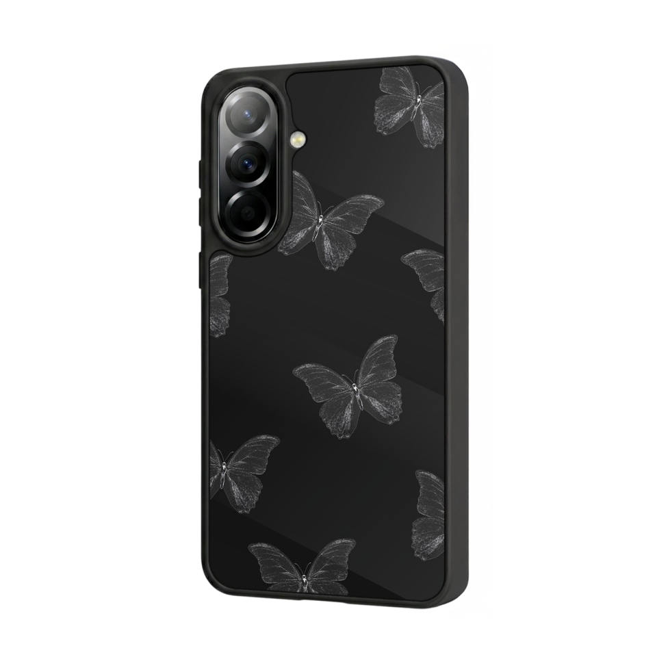 Samsung Galaxy A57 Uyumlu Kelebek Tasarımlı Glossy Premium Kılıf