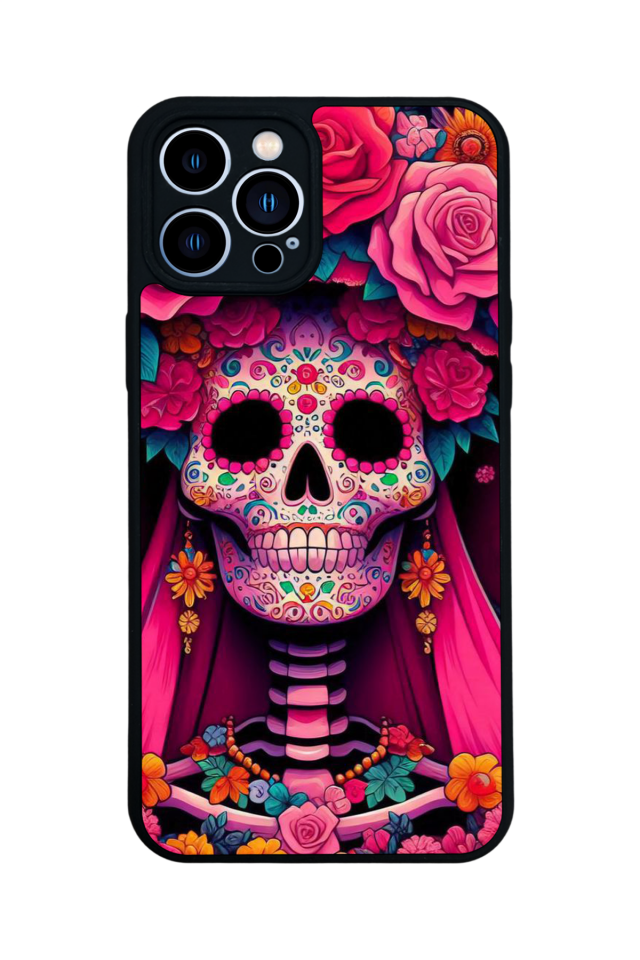 iPhone 13 Pro Max Uyumlu KuruKafa Tasarımlı Glossy Premium Kılıf