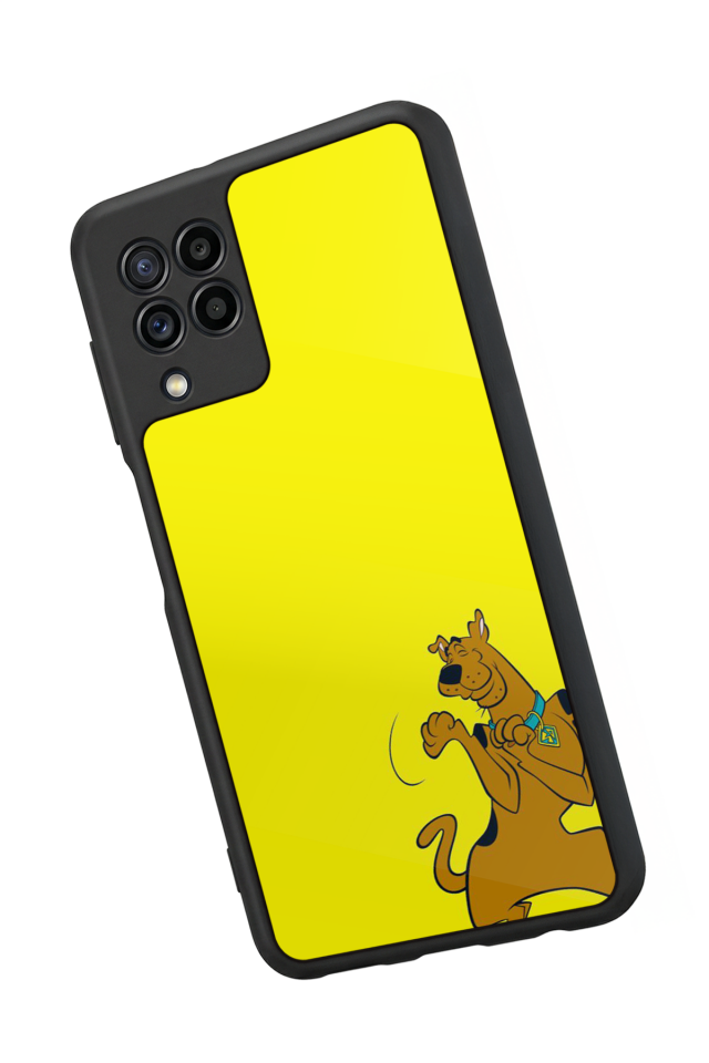 Samsung Galaxy M22 Uyumlu Scooby Doo Tasarımlı Glossy Premium Kılıf