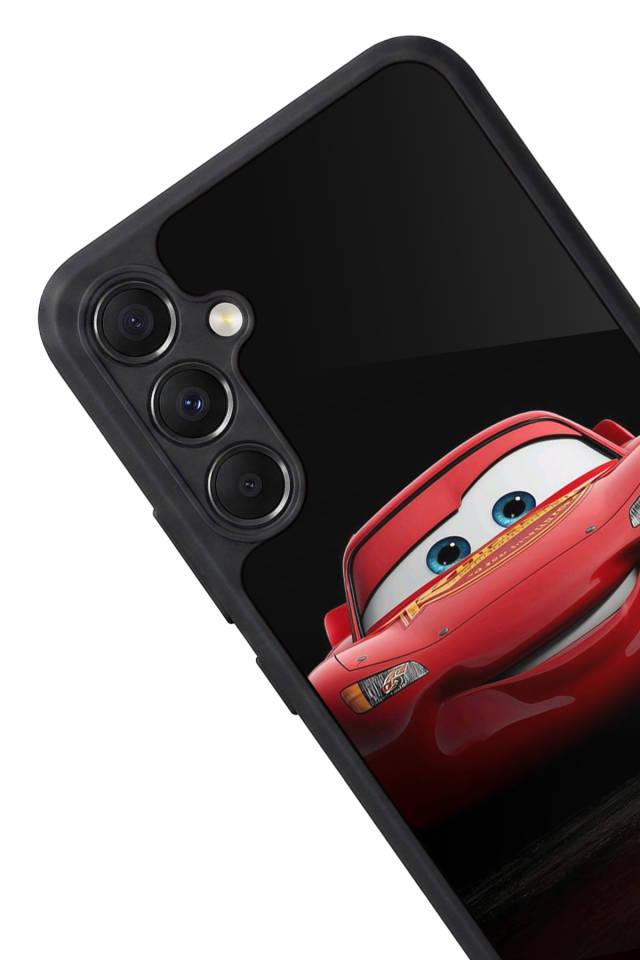 Samsung Galaxy A34 Uyumlu Şimsek McQueen Tasarımlı Glossy Premium Kılıf