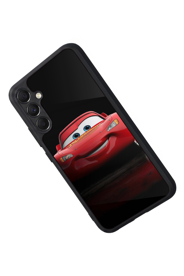 Samsung Galaxy A34 Uyumlu Şimsek McQueen Tasarımlı Glossy Premium Kılıf