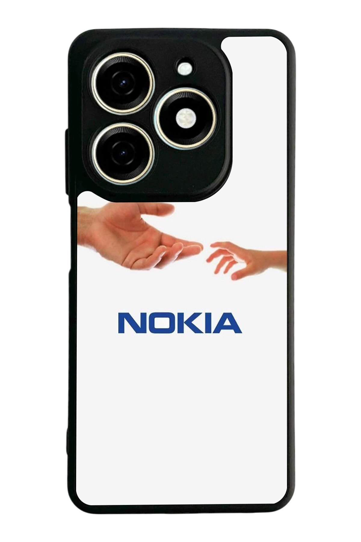 Tecno Spark 20/20C Uyumlu Nokia Tasarımlı Glossy Premium Kılıf