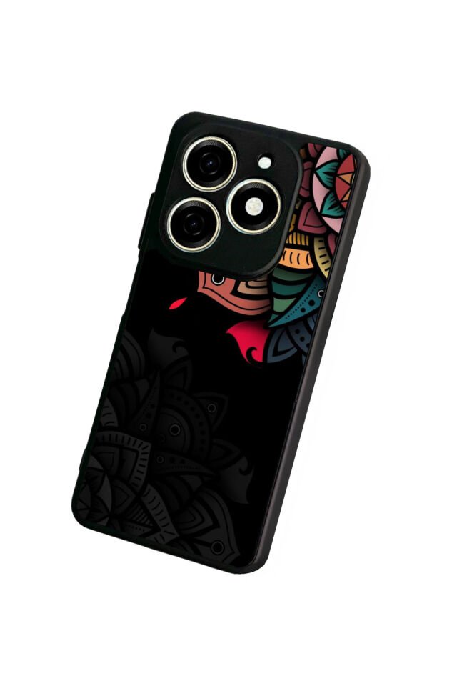 Tecno Spark 20/20C Uyumlu Mandala Tasarımlı Glossy Premium Kılıf