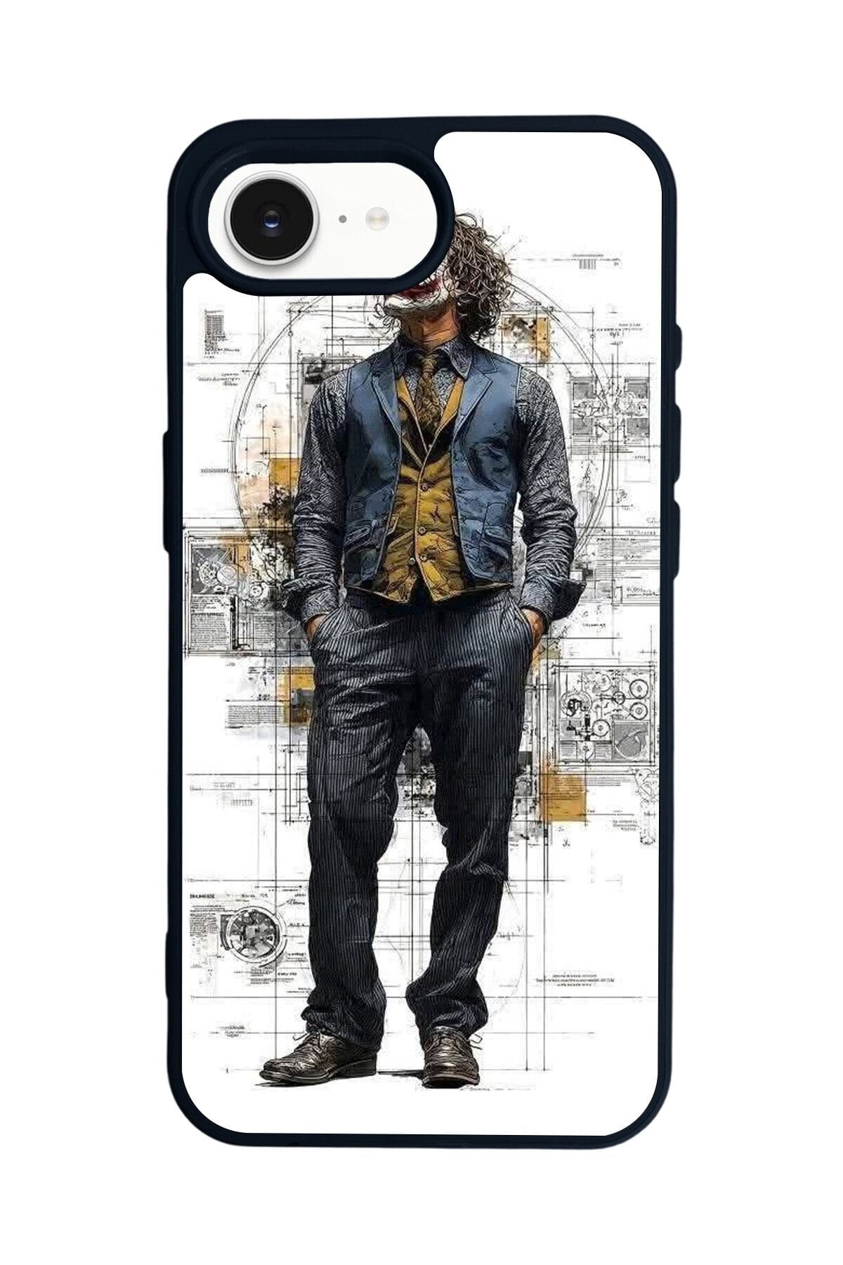 iPhone 16E Uyumlu Joker Tasarımlı Glossy Premium Kılıf