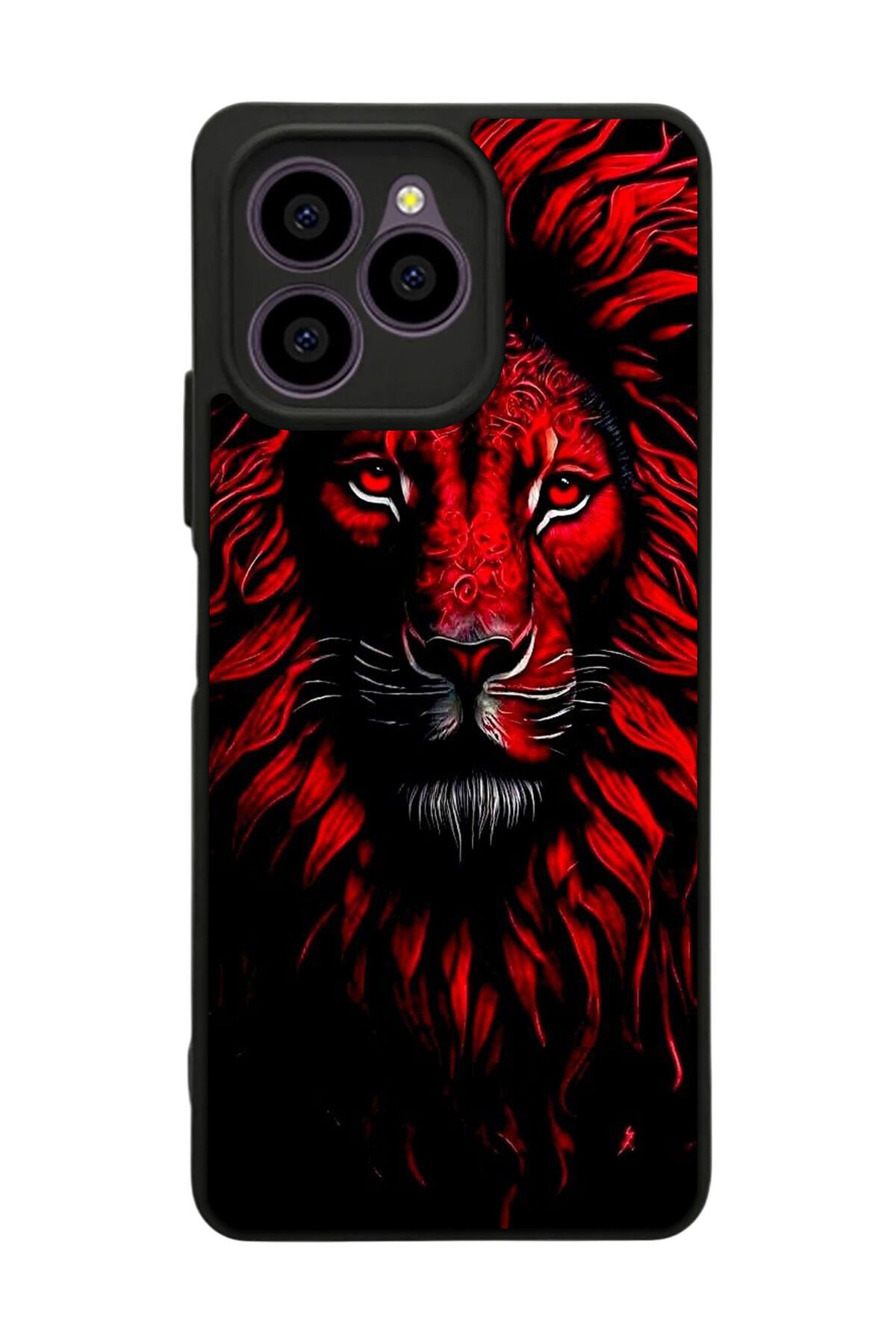 Omix X6 Uyumlu Aslan Tasarımlı Glossy Premium Kılıf