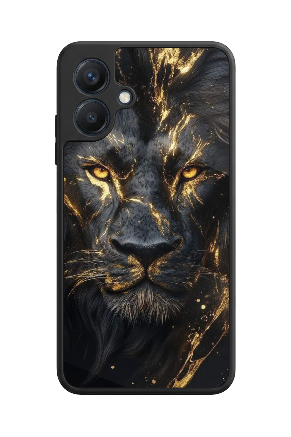 Samsung Galaxy A07 Uyumlu Aslan Tasarımlı Glossy Premium Kılıf