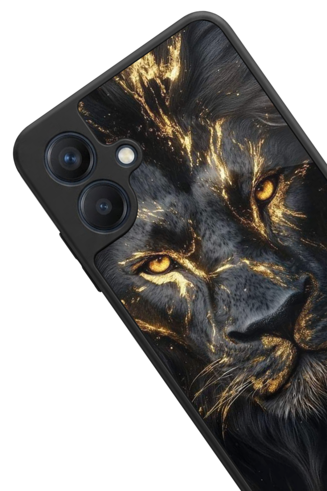 Samsung Galaxy A07 Uyumlu Aslan Tasarımlı Glossy Premium Kılıf