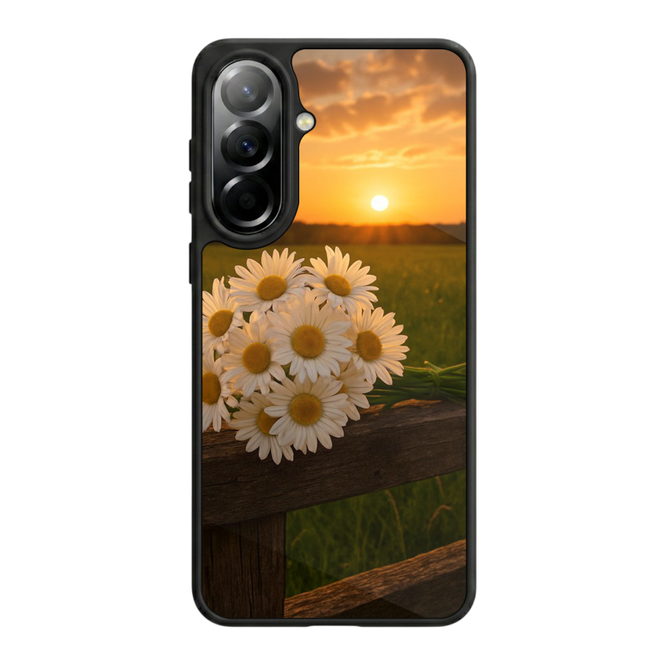 Samsung Galaxy A37 Uyumlu Cicek Tasarımlı Glossy Premium Kılıf