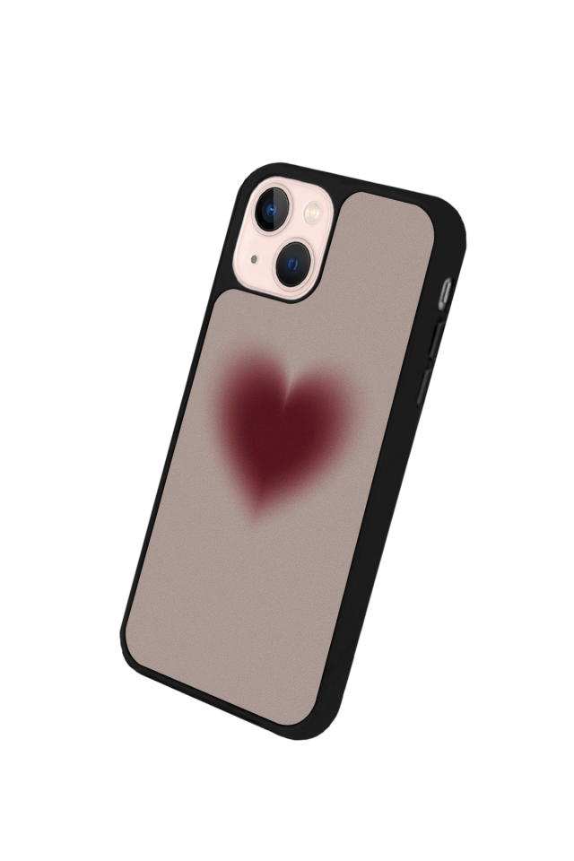 iPhone 15 Plus Uyumlu Kalp Love Tasarımlı Glossy Premium Kılıf