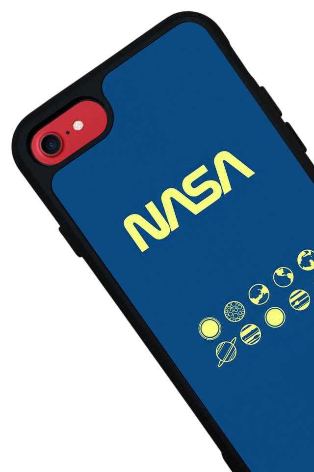 iPhone SE Uyumlu Nasa Tasarımlı Glossy Premium Kılıf
