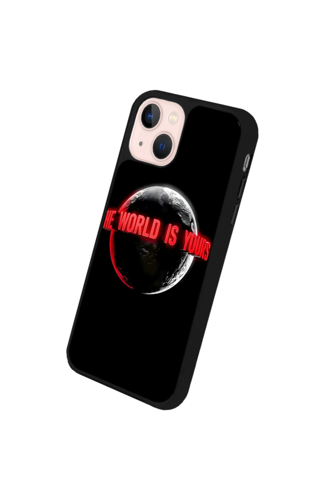 iPhone 15 Uyumlu Scarface Tasarımlı Glossy Premium Kılıf