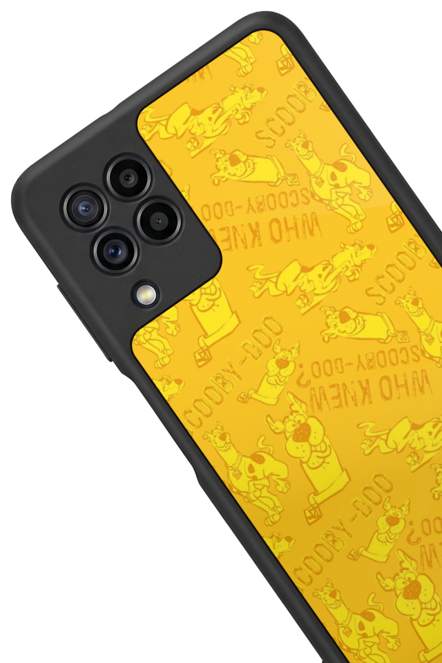Samsung Galaxy M22 Uyumlu Scooby Doo Tasarımlı Glossy Premium Kılıf
