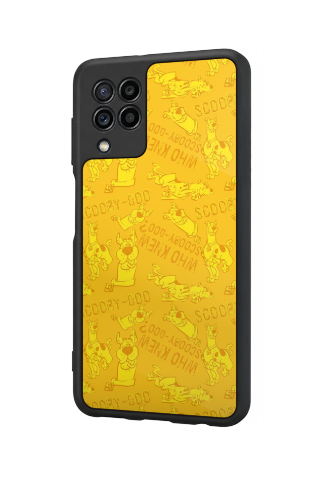 Samsung Galaxy M22 Uyumlu Scooby Doo Tasarımlı Glossy Premium Kılıf