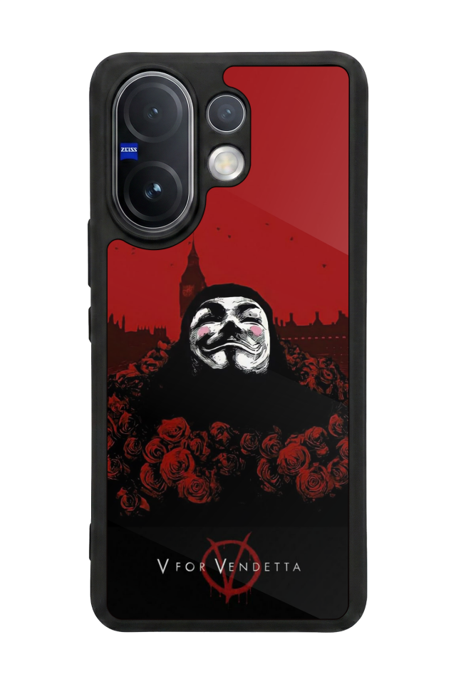 Vivo V60 Uyumlu Vendetta Tasarımlı Glossy Premium Kılıf