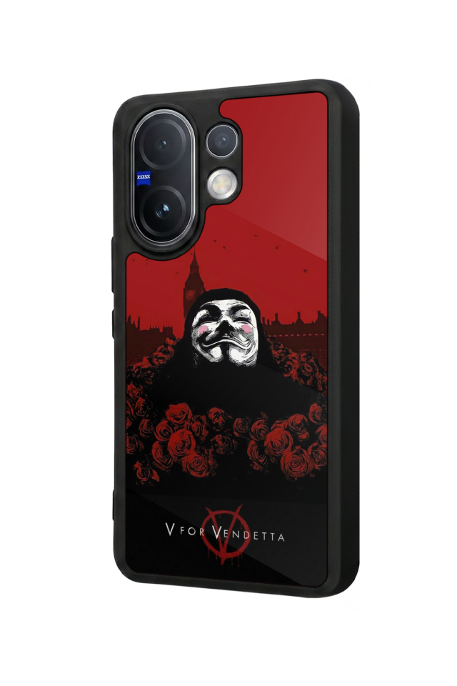 Vivo V60 Uyumlu Vendetta Tasarımlı Glossy Premium Kılıf