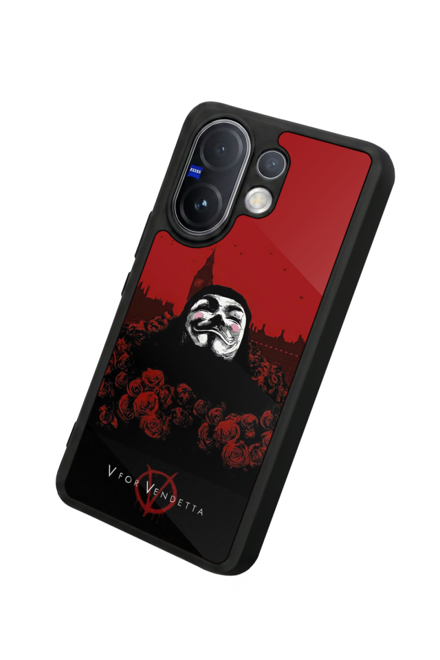 Vivo V60 Uyumlu Vendetta Tasarımlı Glossy Premium Kılıf