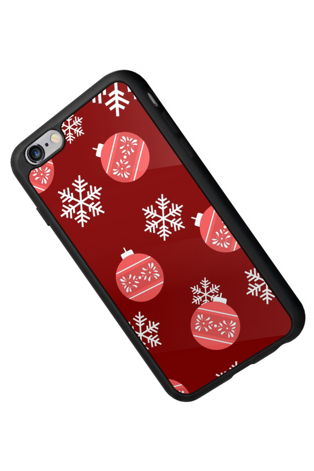 iPhone 6 Plus Uyumlu Yilbasi Christmas Tasarımlı Glossy Premium Kılıf