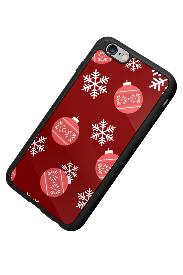 iPhone 6 Plus Uyumlu Yilbasi Christmas Tasarımlı Glossy Premium Kılıf
