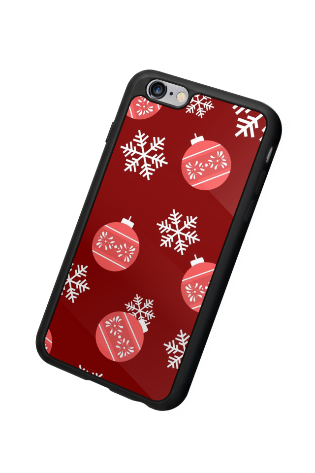 iPhone 6 Plus Uyumlu Yilbasi Christmas Tasarımlı Glossy Premium Kılıf