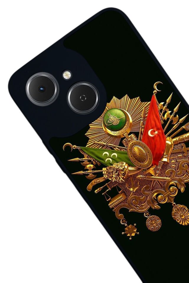 Tecno Spark 40C Uyumlu Osmanli Tugrasi Tasarımlı Glossy Premium Kılıf