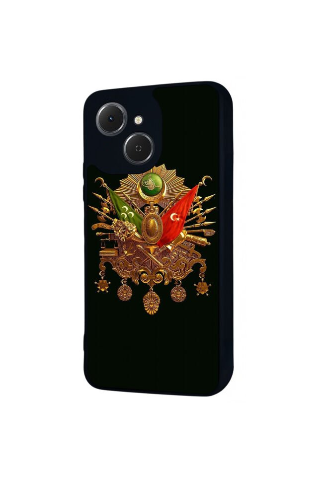 Tecno Spark 40C Uyumlu Osmanli Tugrasi Tasarımlı Glossy Premium Kılıf
