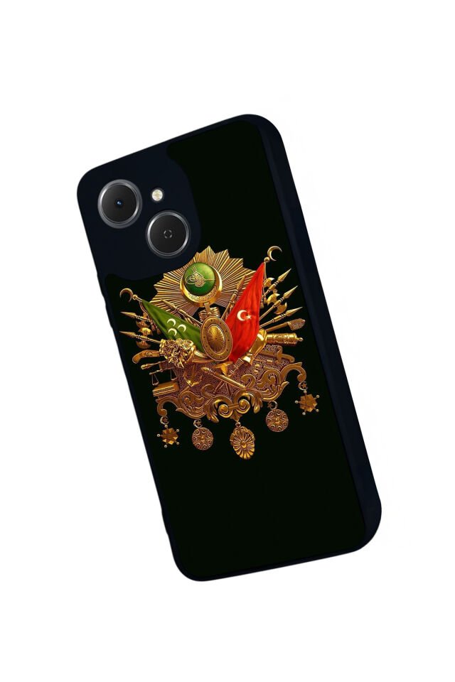 Tecno Spark 40C Uyumlu Osmanli Tugrasi Tasarımlı Glossy Premium Kılıf