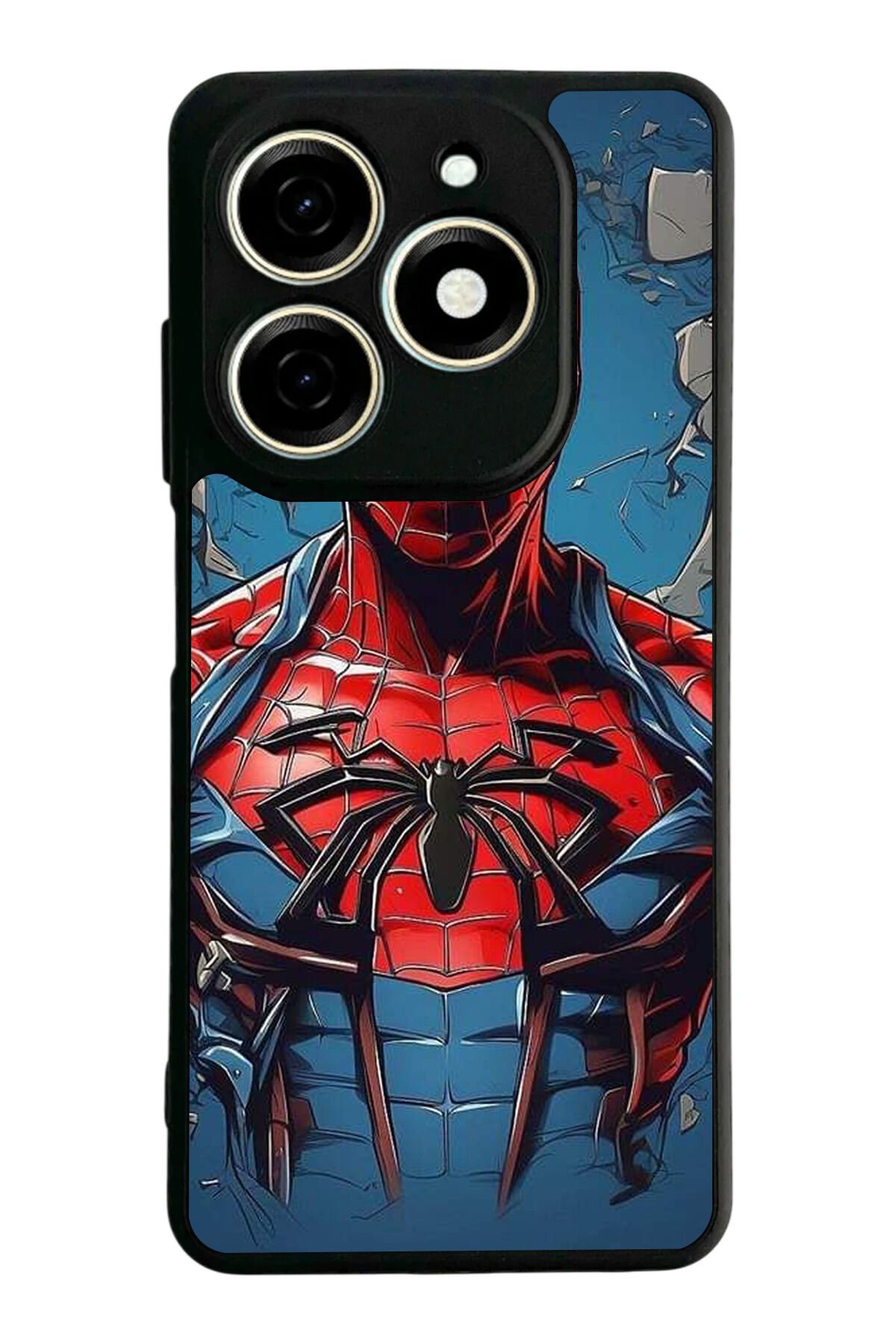 Tecno Spark 20/20C Uyumlu Spider Man ( Örümcek Adam ) Tasarımlı Glossy Premium Kılıf