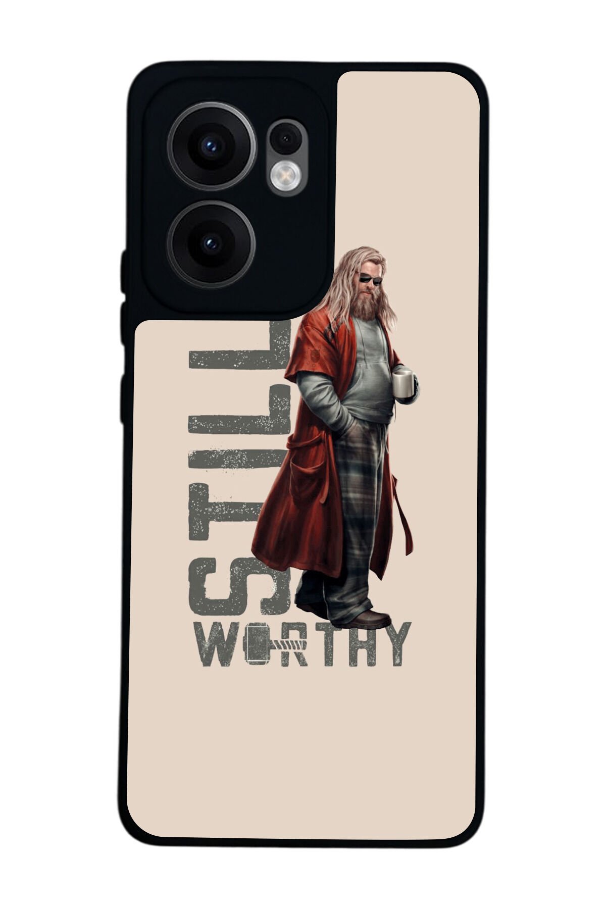 Oppo Reno 13F Uyumlu Thor Tasarımlı Glossy Premium Kılıf