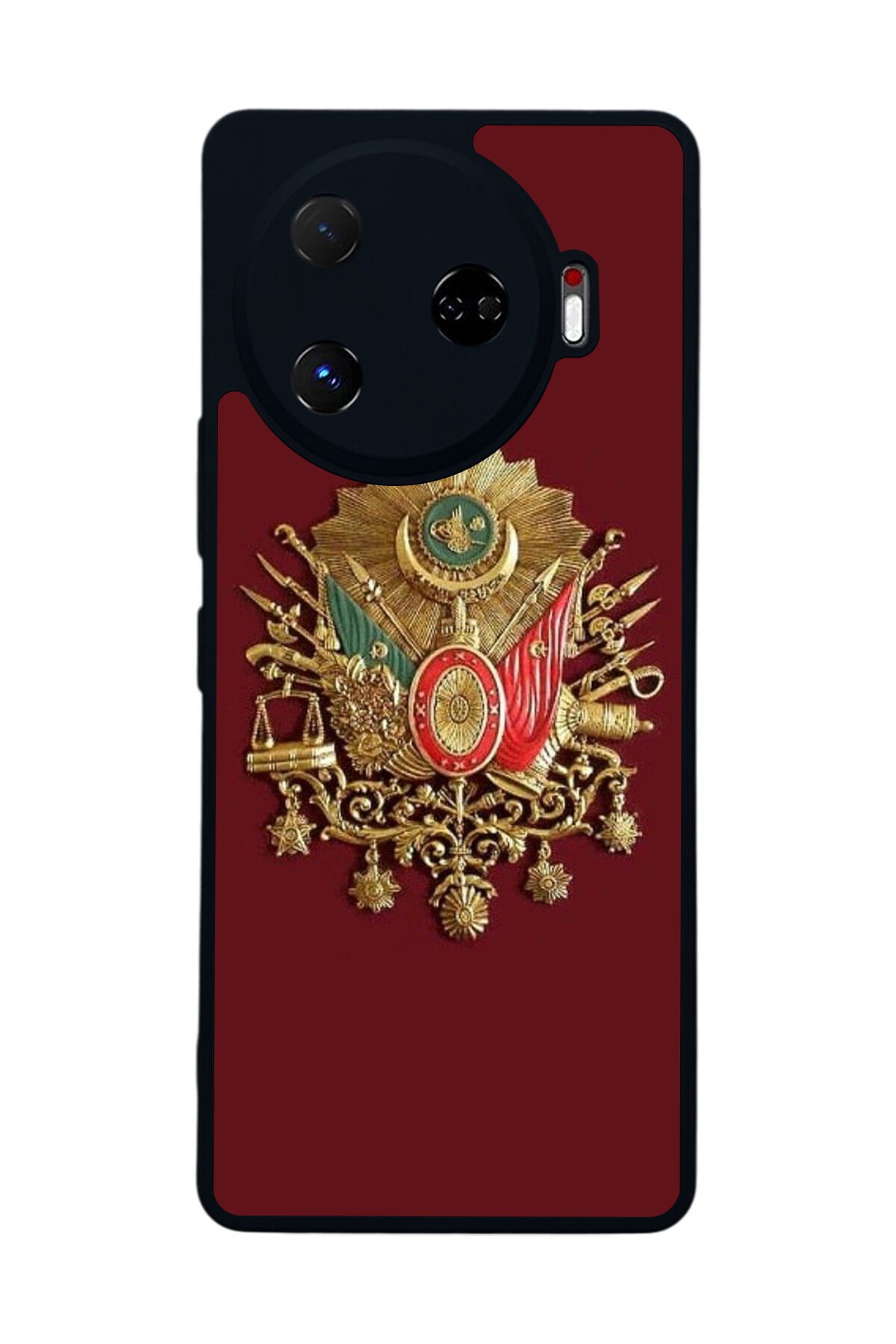 Tecno Camon 30 Pro Uyumlu Osmanli Tugrasi Tasarımlı Glossy Premium Kılıf