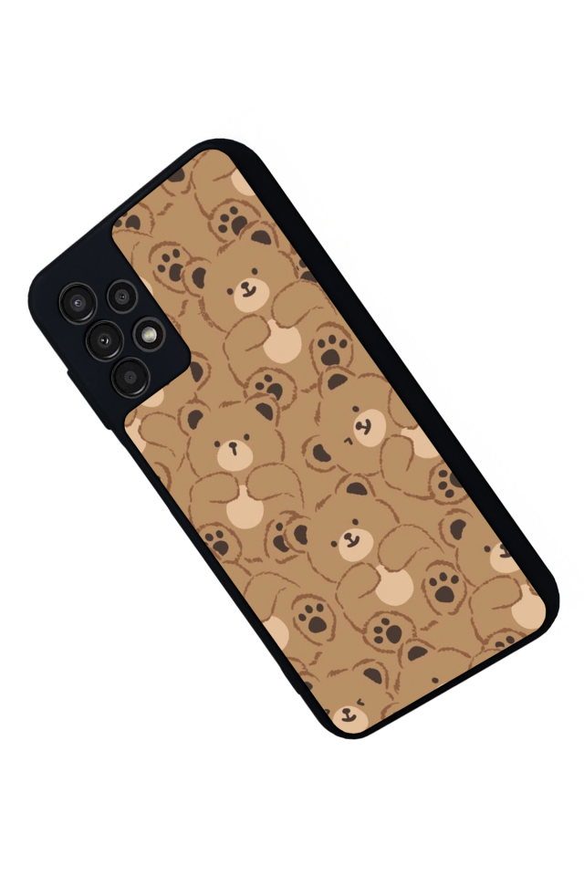 Samsung Galaxy A23 Uyumlu Ayı Tasarımlı Glossy Premium Kılıf