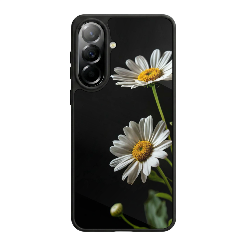 Samsung Galaxy A37 Uyumlu Cicek Tasarımlı Glossy Premium Kılıf