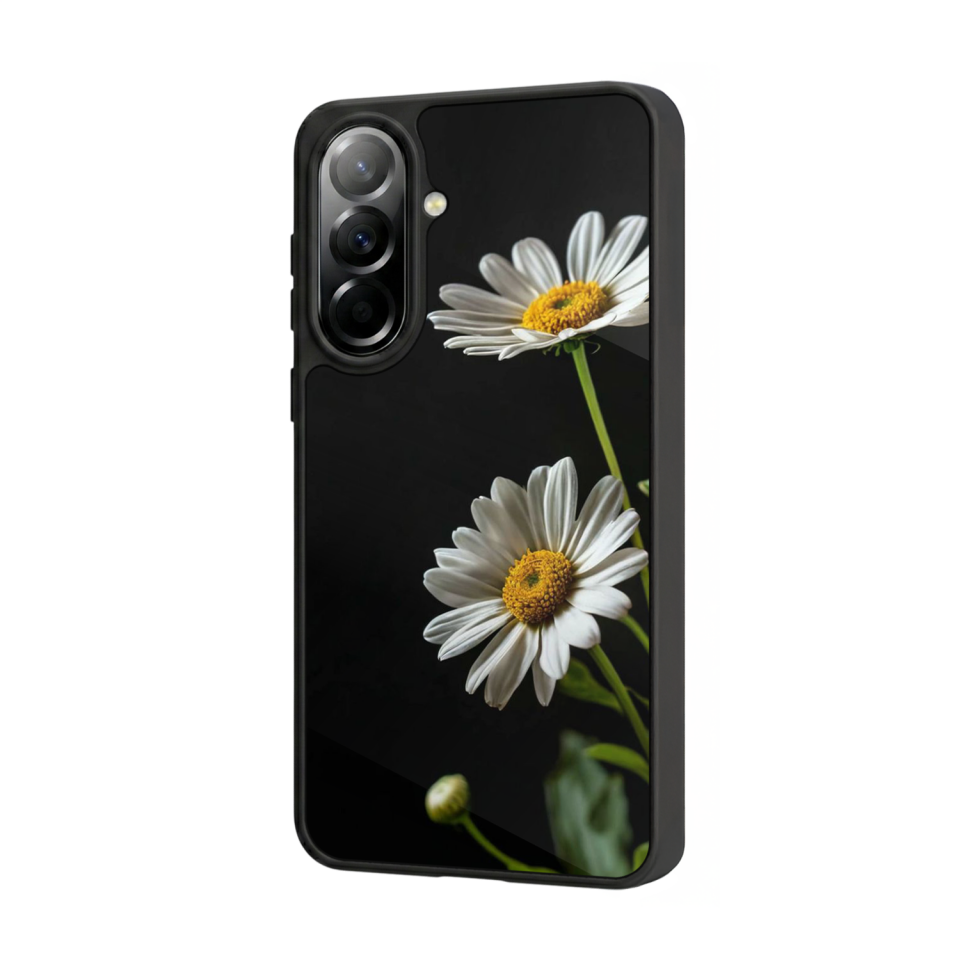 Samsung Galaxy A37 Uyumlu Cicek Tasarımlı Glossy Premium Kılıf