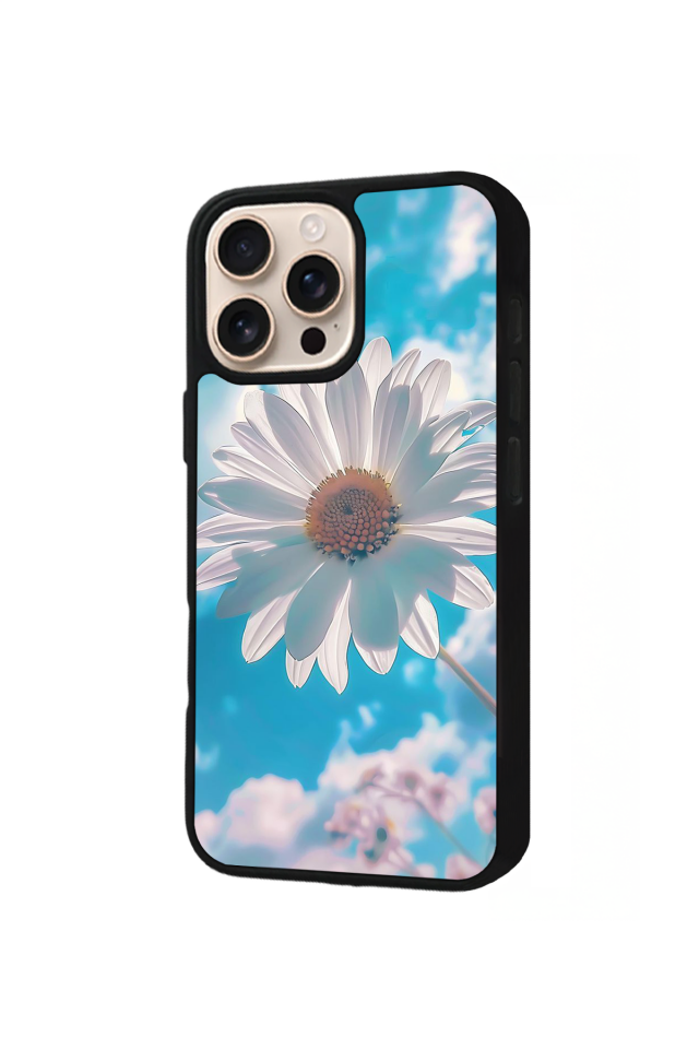 iPhone 14 Pro Uyumlu Cicek Tasarımlı Glossy Premium Kılıf