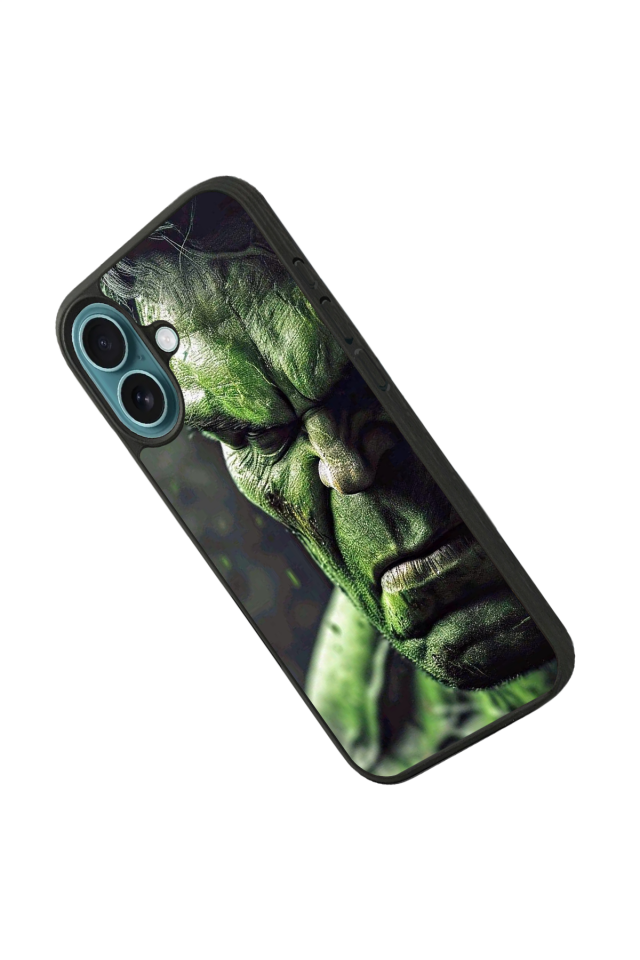iPhone 16 Uyumlu Hulk Tasarımlı Glossy Premium Kılıf