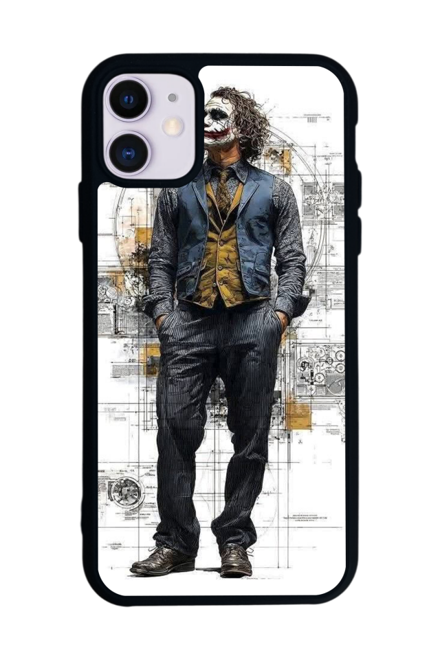 iPhone 11 Uyumlu Joker Tasarımlı Glossy Premium Kılıf