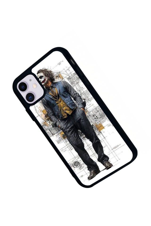 iPhone 11 Uyumlu Joker Tasarımlı Glossy Premium Kılıf