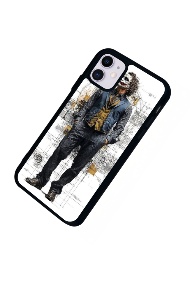 iPhone 11 Uyumlu Joker Tasarımlı Glossy Premium Kılıf