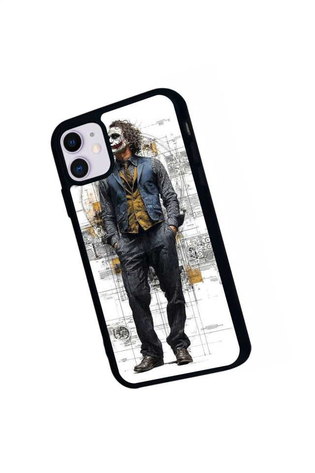 iPhone 11 Uyumlu Joker Tasarımlı Glossy Premium Kılıf