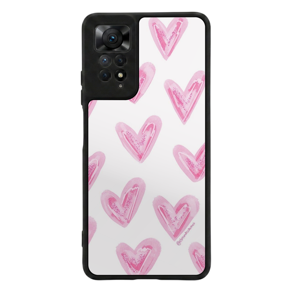Xiaomi Redmi Note 11 Pro Uyumlu Kalp Love Tasarımlı Glossy Premium Kılıf